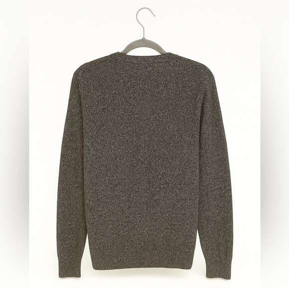 INC Men’s Argyle Sweater M | Heather Grey | 100% Cotton | Classic Crewneck - Picture 3 of 3